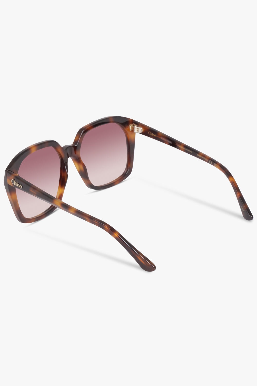 CH02805 57 RECTANGLE SQUARED SUNGLASSES | BROWN - 3