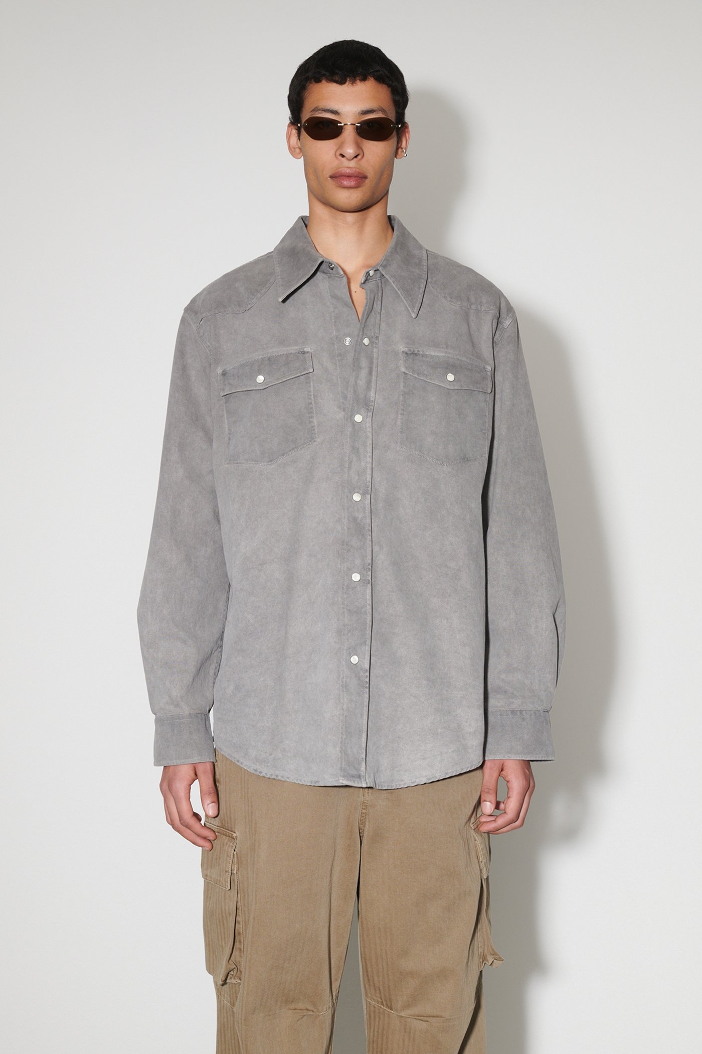 Frontier Shirt Attic Carbon Wash Denim - 7