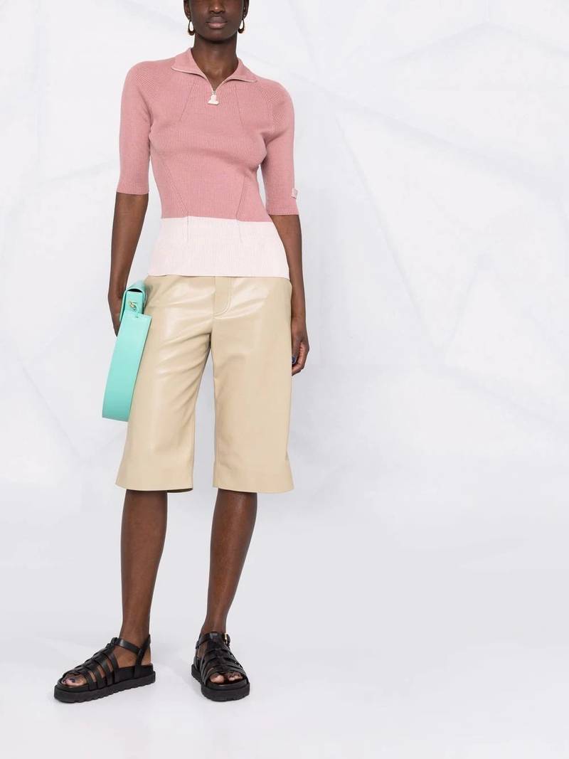 Lanvin colour-block knit top outlook