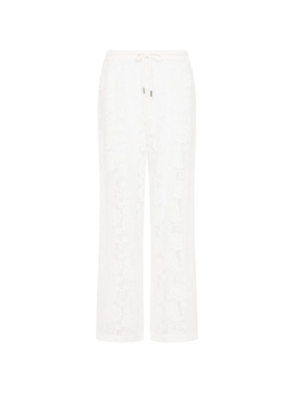 lace drawstring trousers - 1