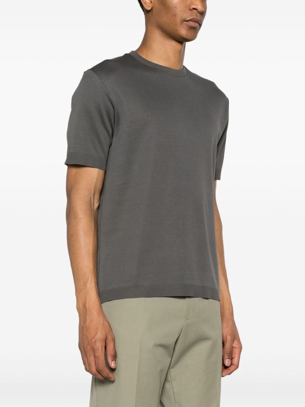 crew-neck cotton T-shirt - 3