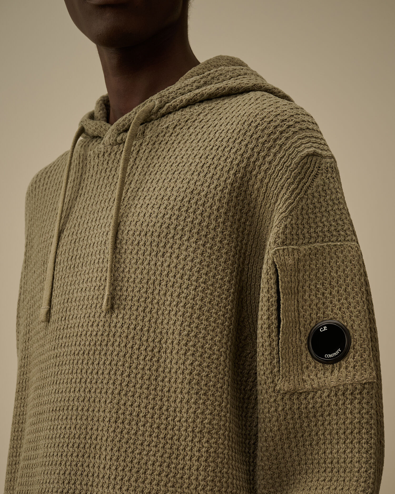 Cotton Chenille Hooded Sweater - 5