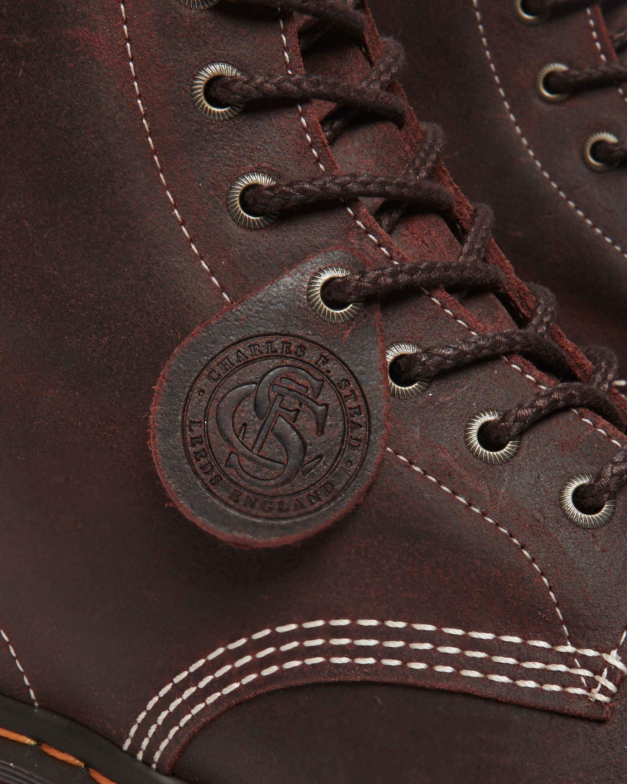 1460 Made in England Wax Commander Lace Up Boots - 7
