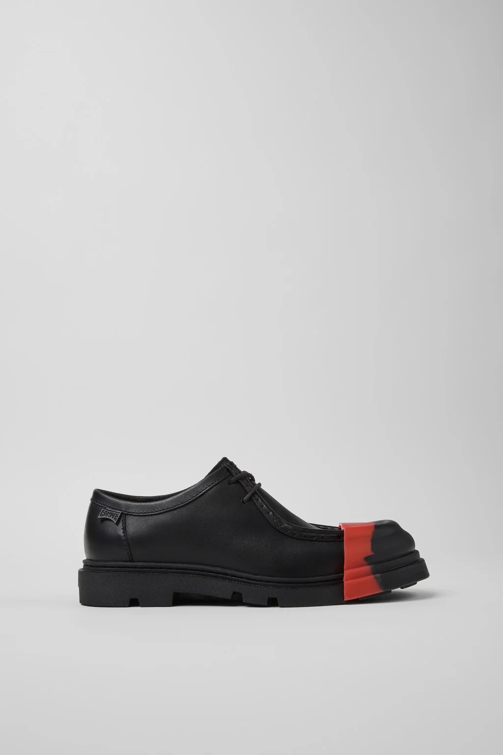 Junction Black Leather Women's Shoe. - 1