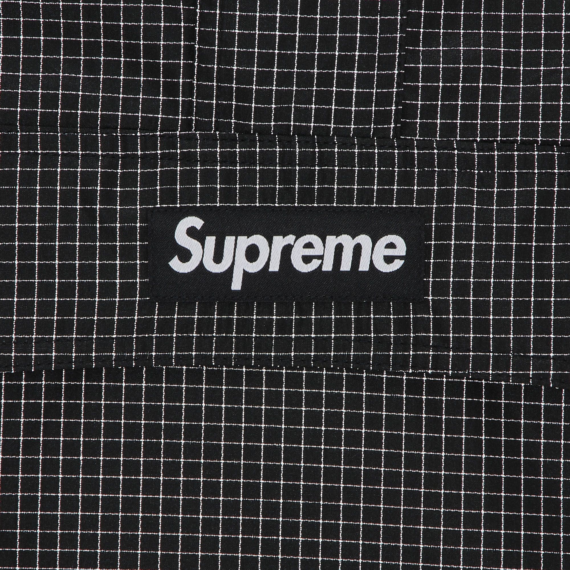 Supreme Reflective Ripstop Anorak 'Black' - 3