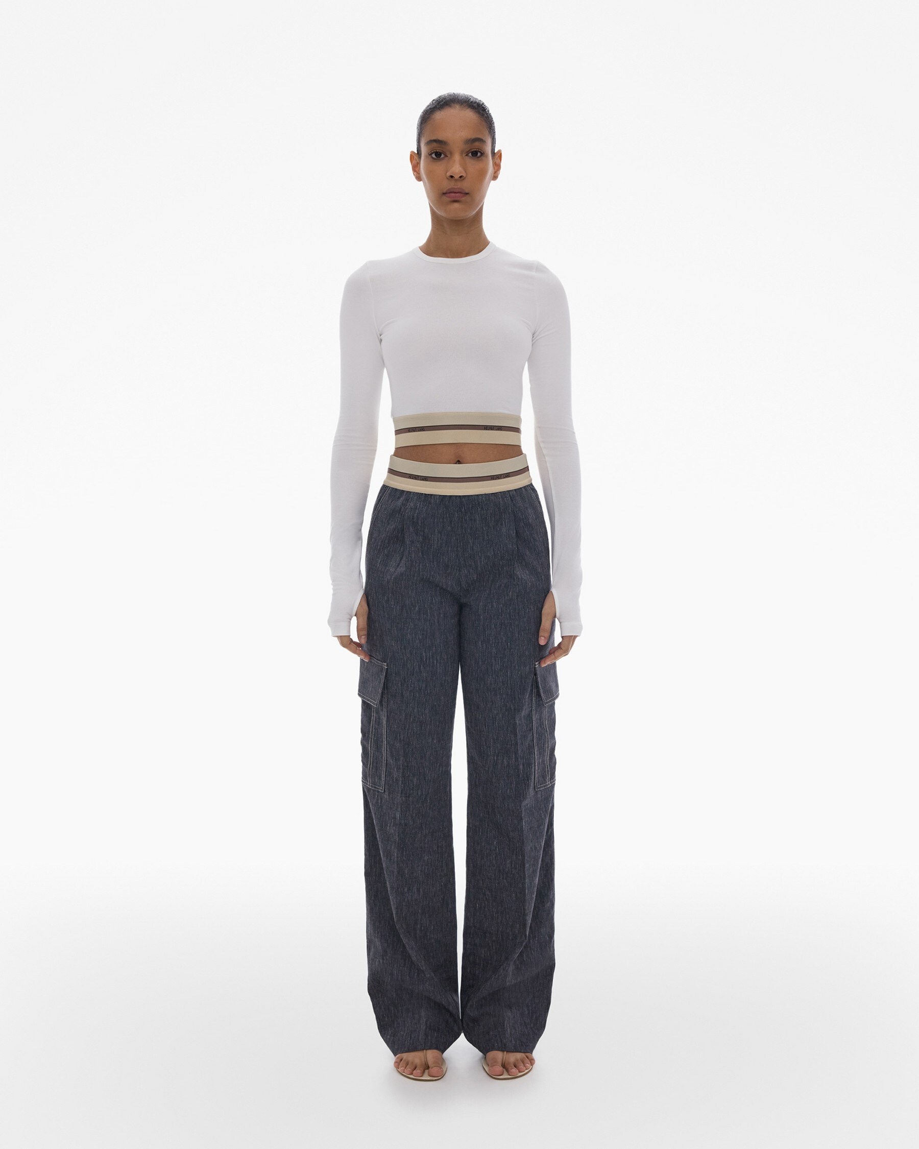 CROPPED LOGO BABY TEE - 2
