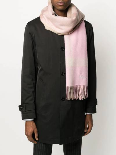 Mulberry check scarf outlook