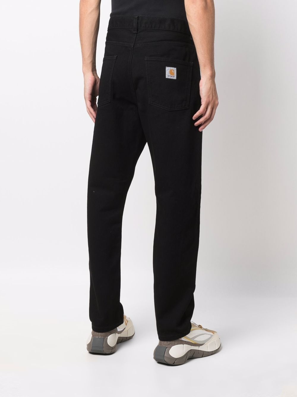 high-rise straight let jeans - 4