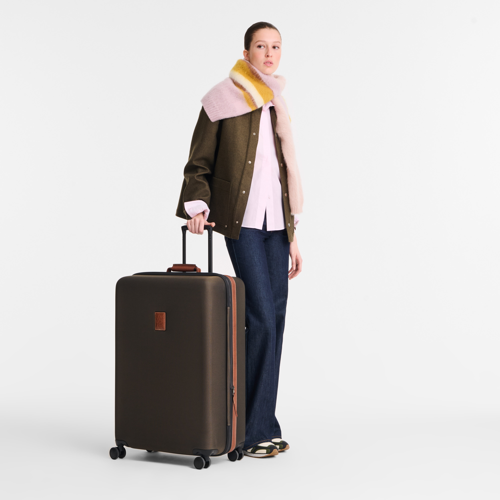 Boxford XL Suitcase Brown - Canvas - 2