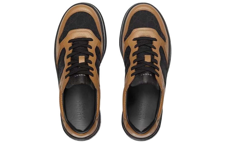 Gucci Lace Up Sneaker 'GG Embossed - Camel' 669582-AABNM-9770 - 3