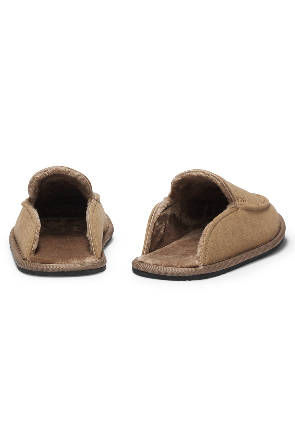 MICROFIBRE SLIPPERS WITH RUBBER SOLE - 5