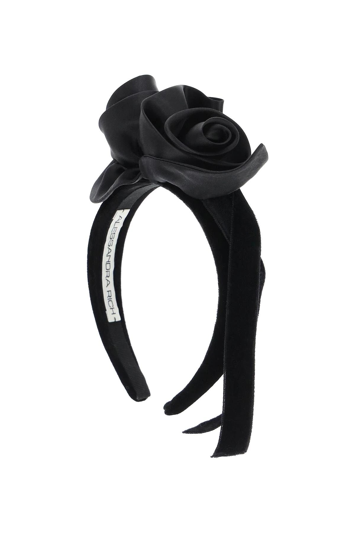 HEADBAND WITH SATIN ROSES - 3