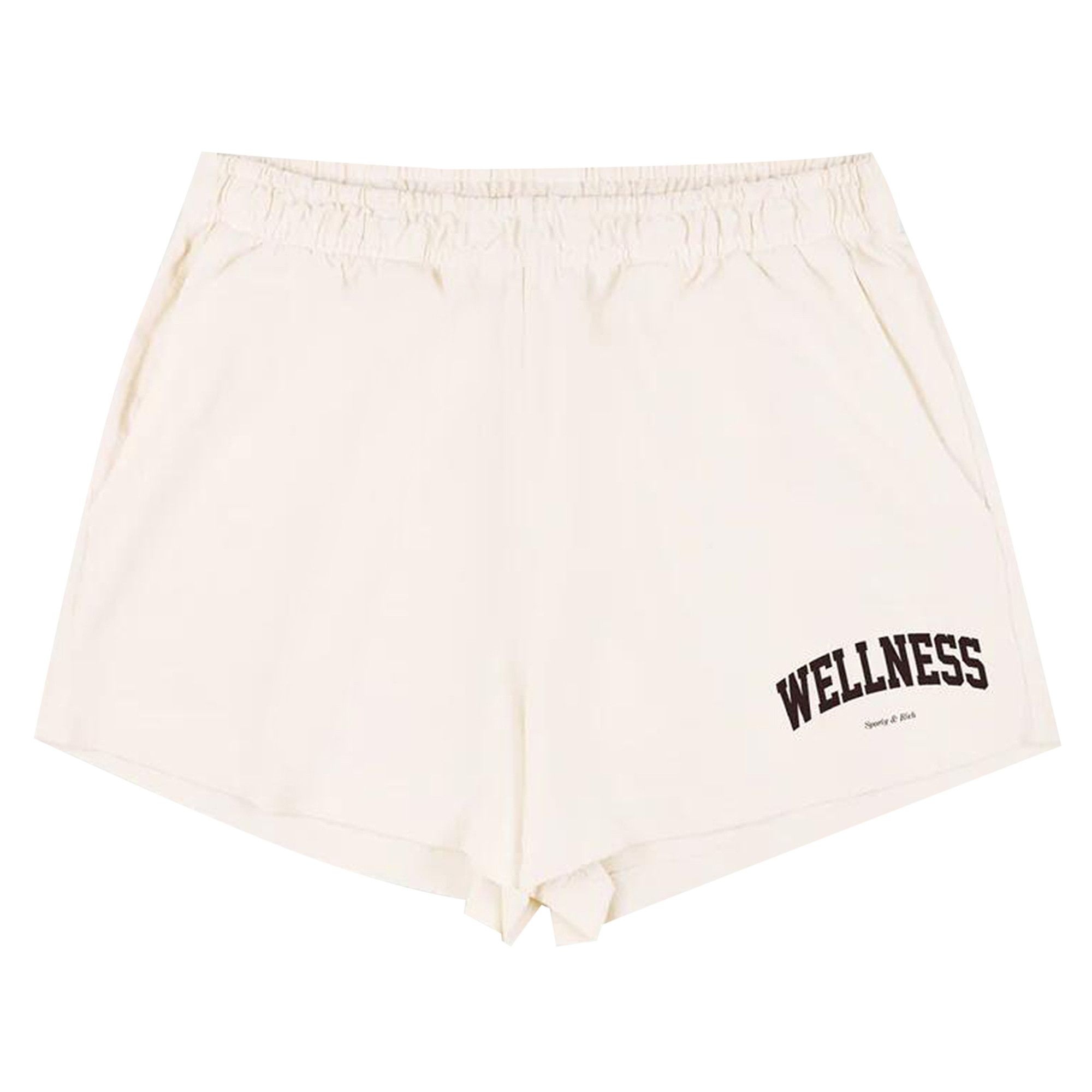 Sporty & Rich Wellness Ivy Disco Shorts 'Cream' - 1