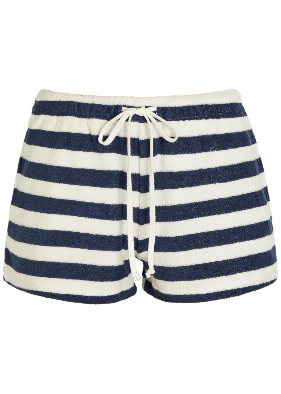 Suzie Kondi Shallis Striped Terry Shorts - 1