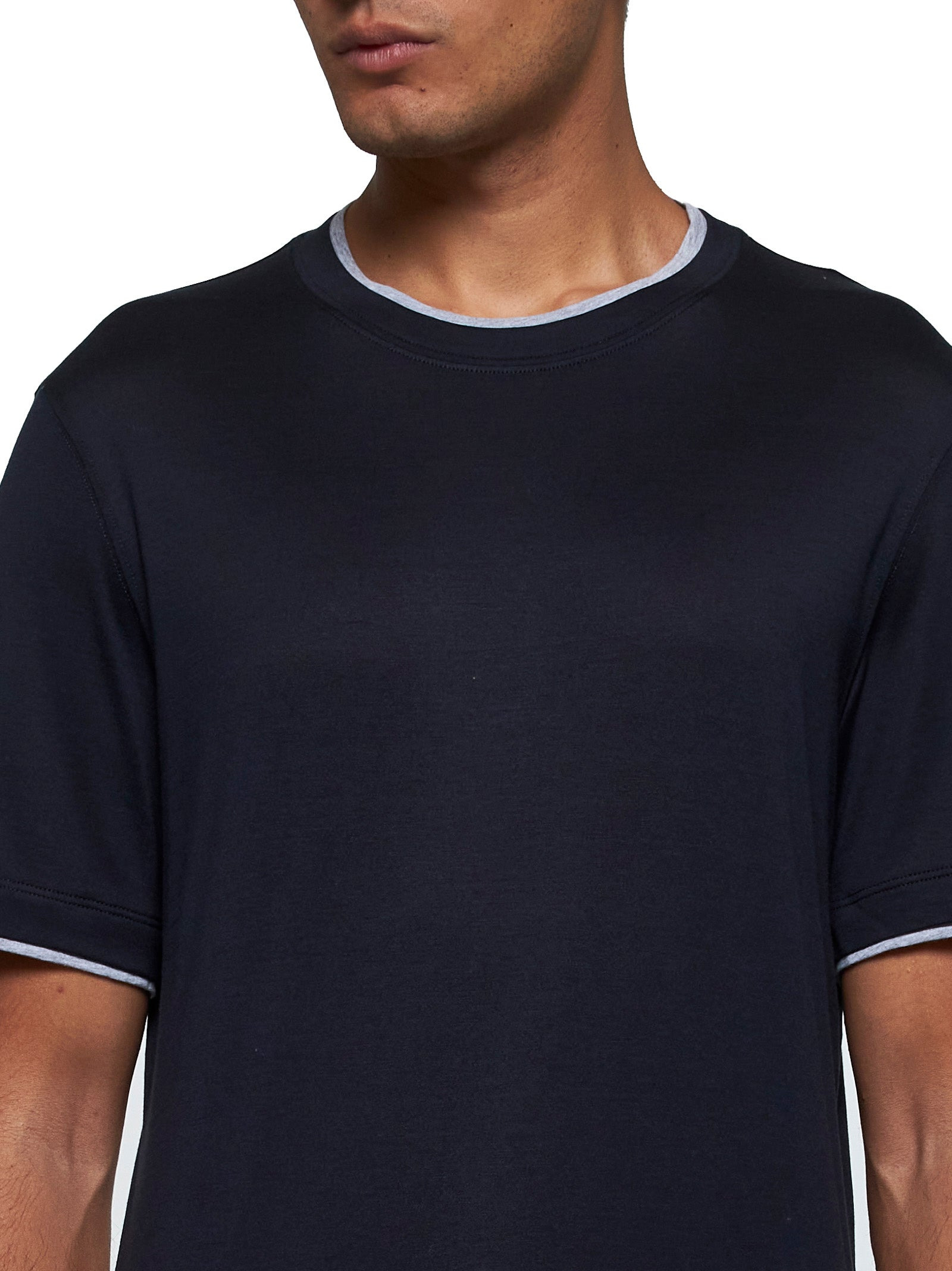 Silk and cotton t-shirt - 4