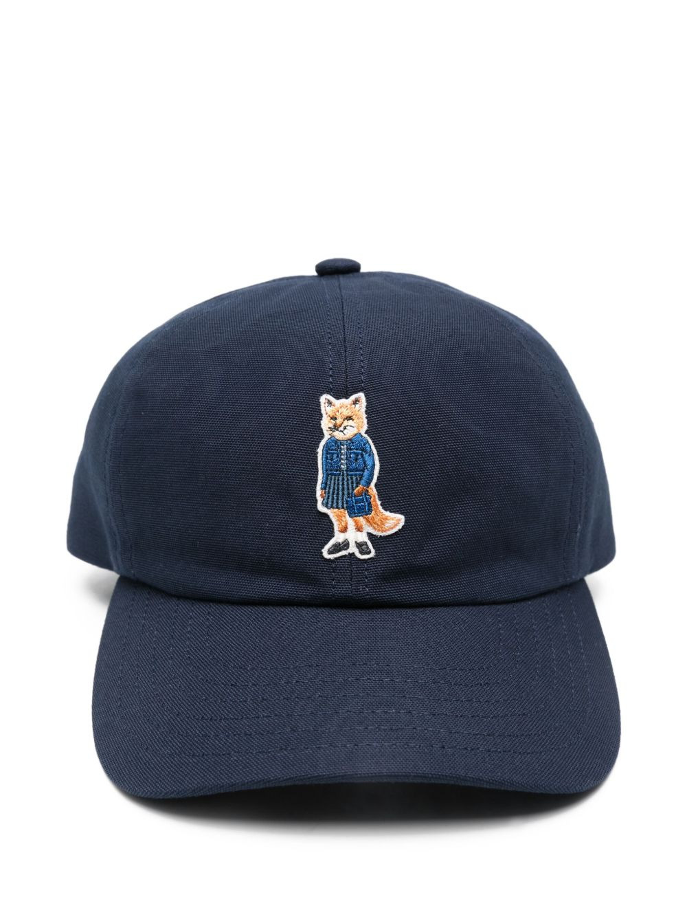 fox-embroidered baseball cap - 2