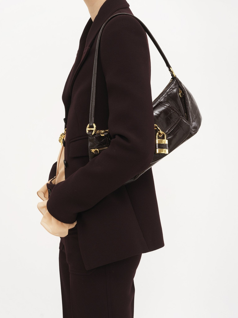 THE 99 SHOULDER BAG IN CROCO-EFFECT LEATHER 8