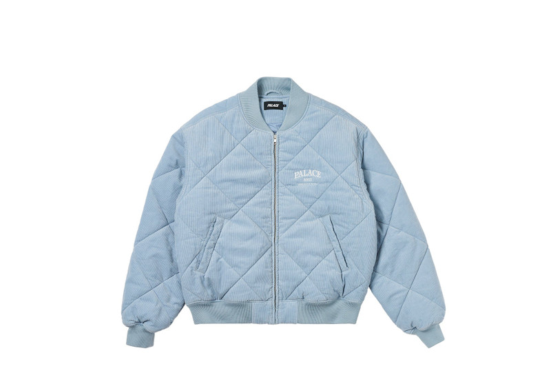QUILTED JACKET CHILL BLUE - 1