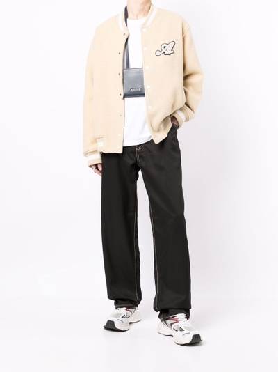 Axel Arigato Signature contrast-trimmed bomber jacket outlook