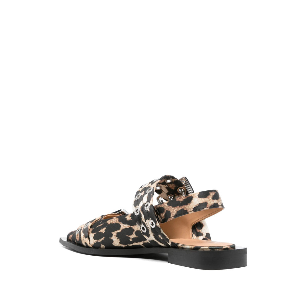 Ganni Brown Ballet Flats Women - 2