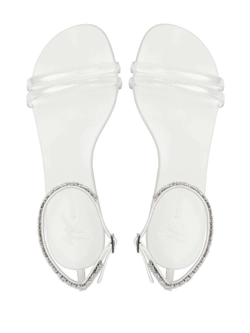 Agathe Plexi double-strap sandals - 4