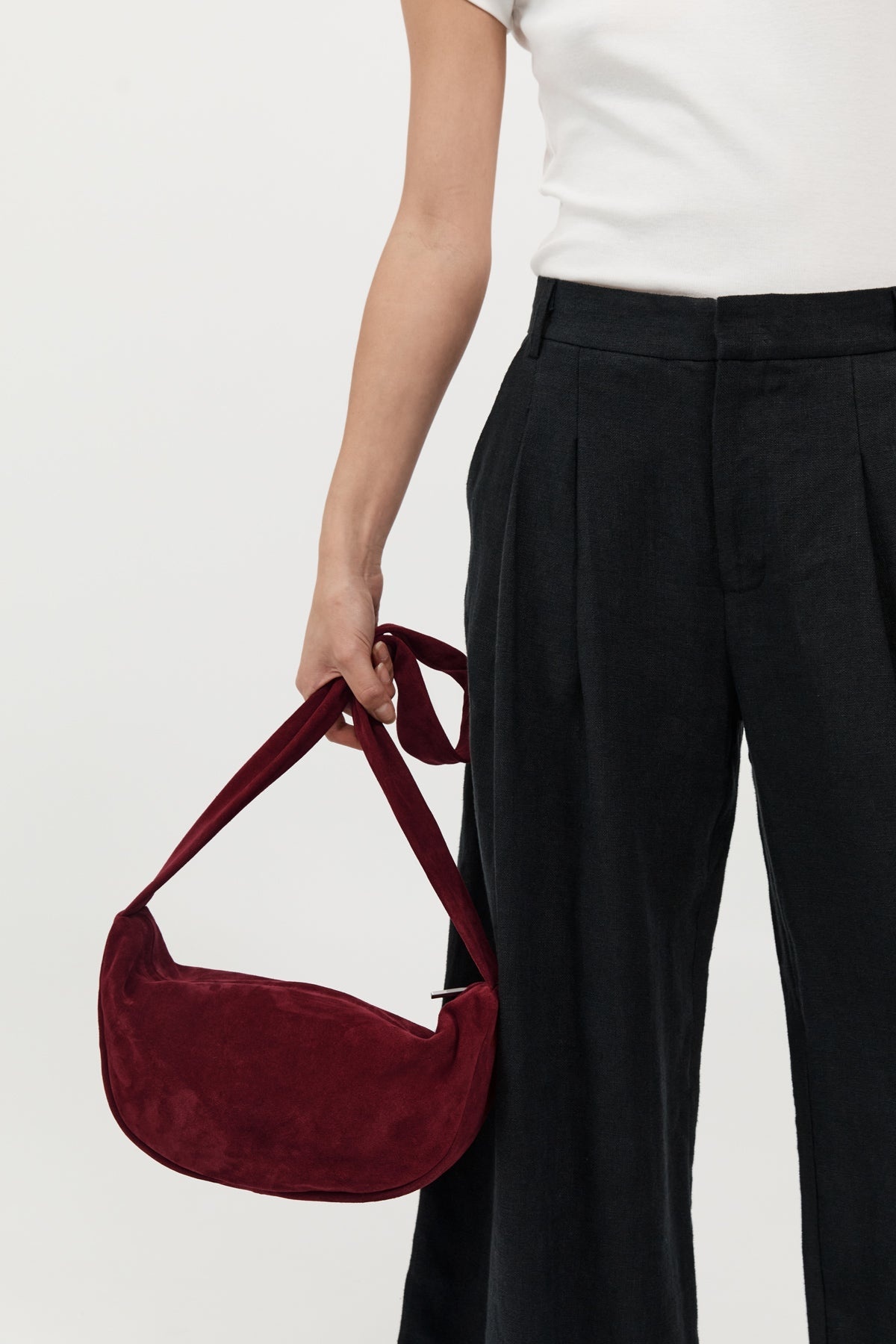 Soft Crescent Bag - Rouge - 2