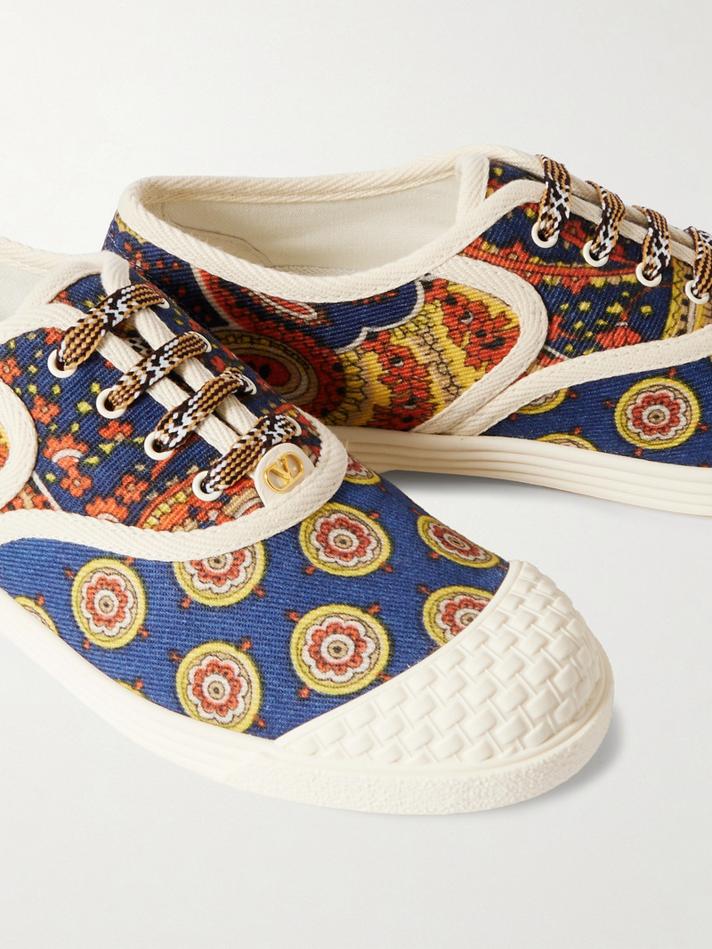 Bay By Bay Printed Twill Sneakers 4