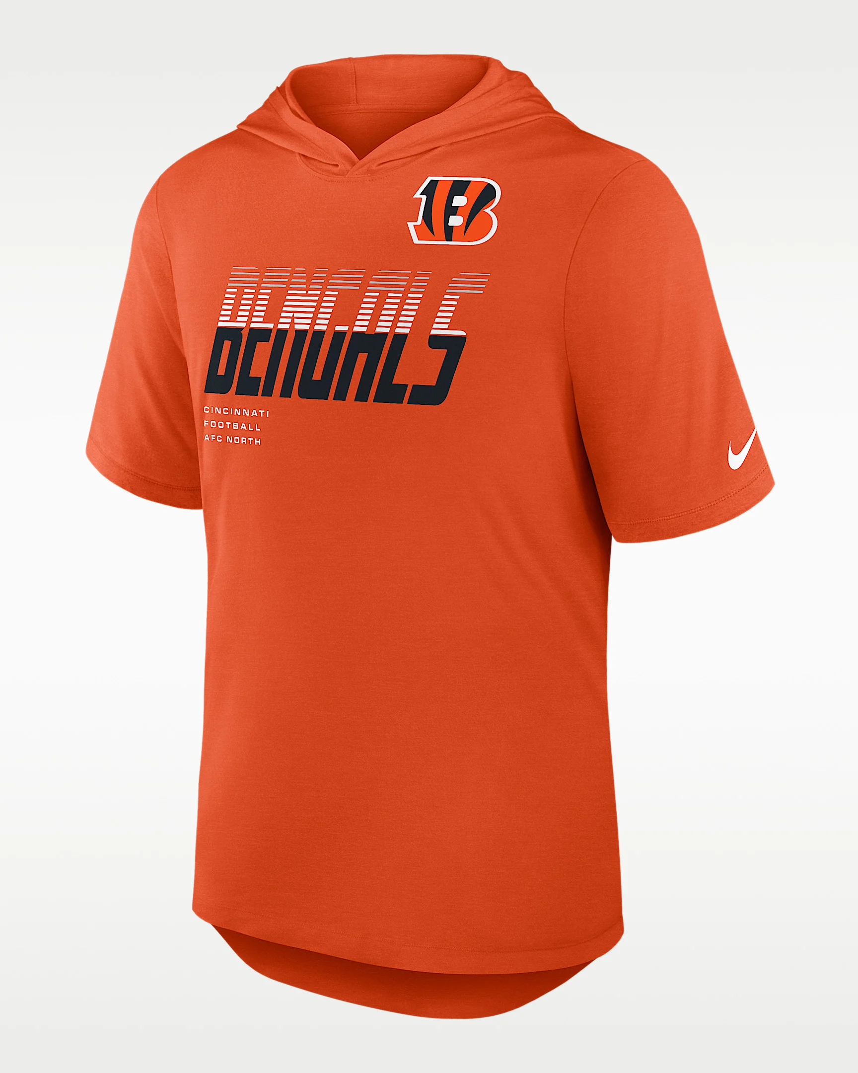 Cincinnati Bengals Men's Nike Dri-FIT NFL Hooded T-Shirt - 1