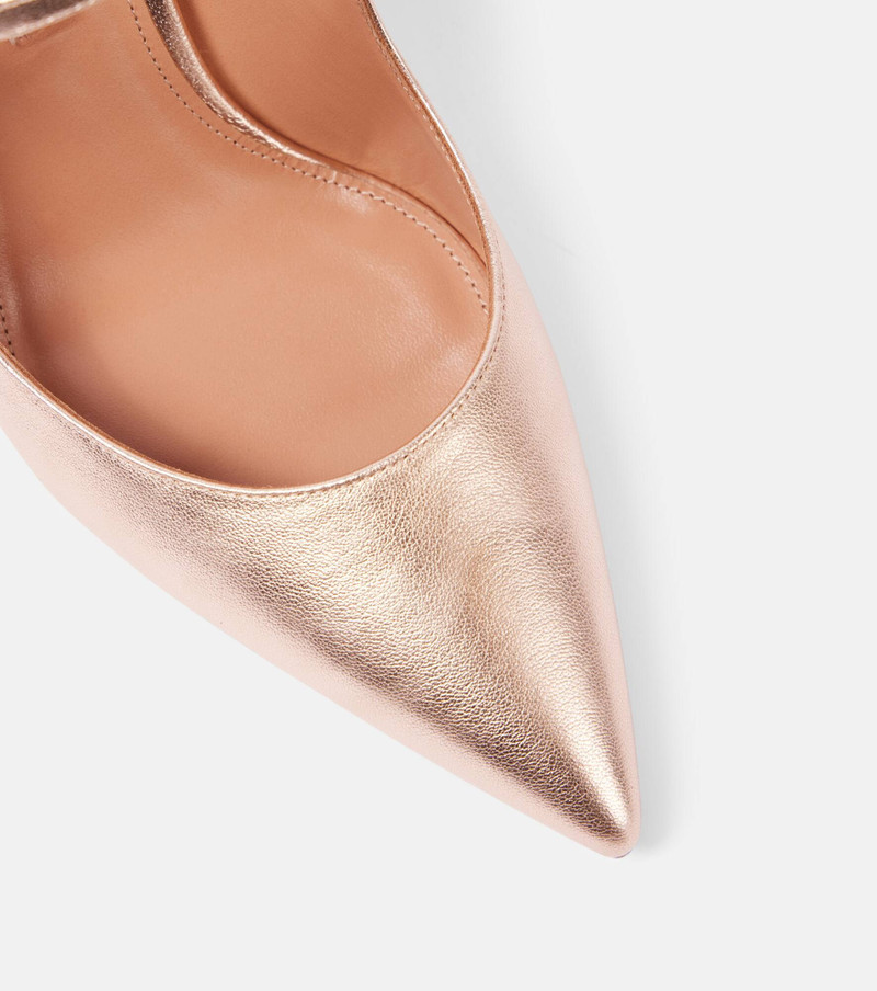 Bellezza 85 metallic leather mules 5