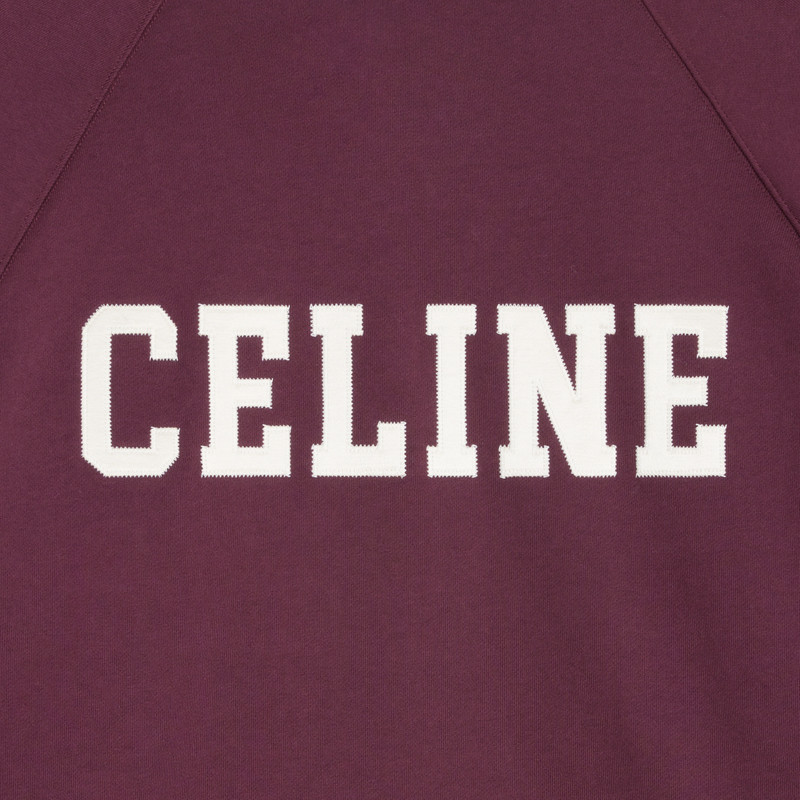 Celine teddy college jacket in fleece 4