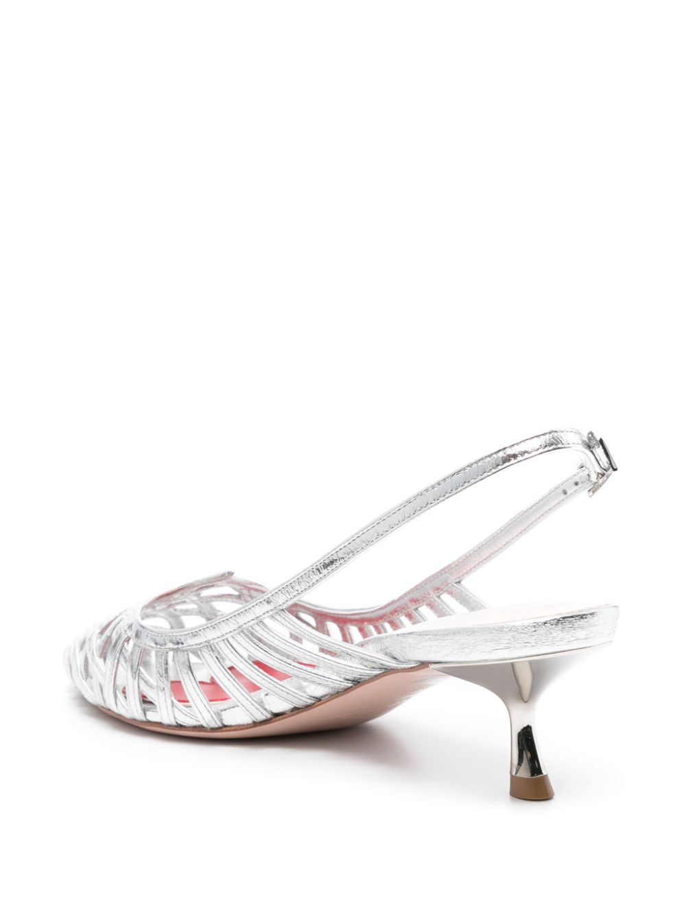 Roger Vivier Women I Love Vivier Leather Slingback Pumps - 3