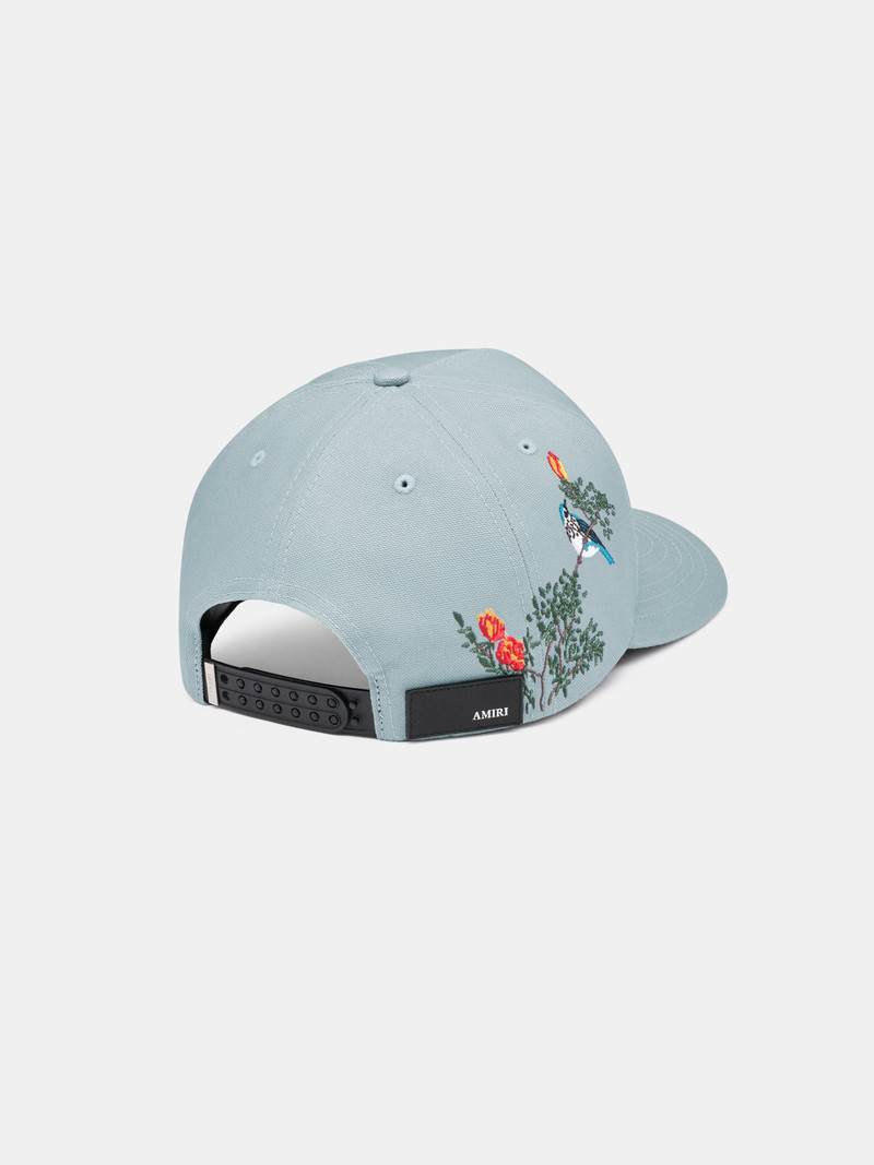 CHATEAU FLORAL COTTON HAT - Steel 3