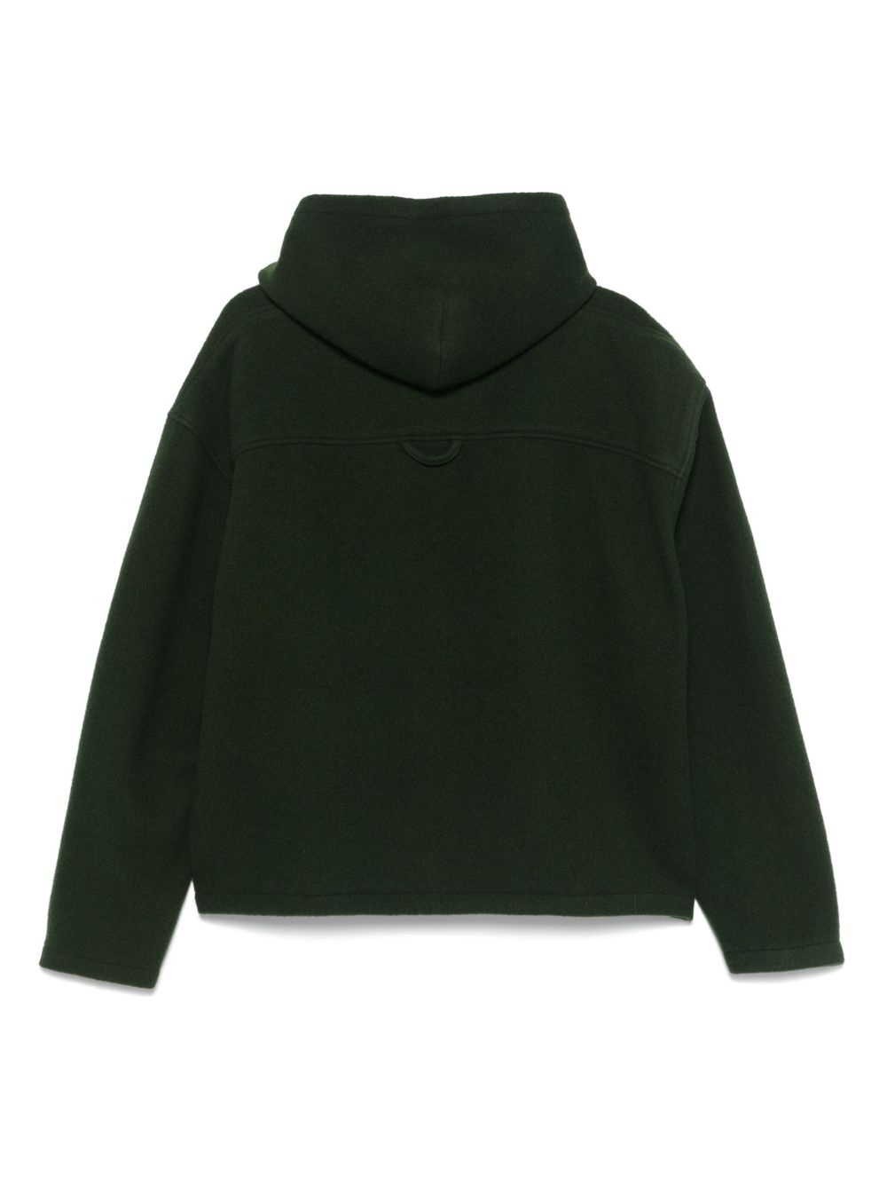fleece cropped hoodie - 2