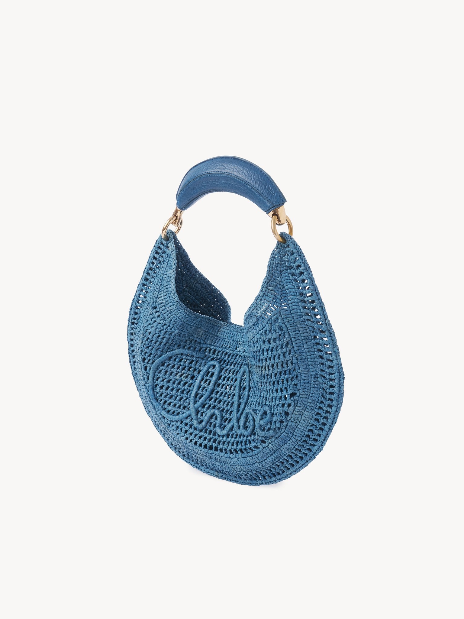 SUMMER BANANA HOBO BAG IN RAFFIA - 3