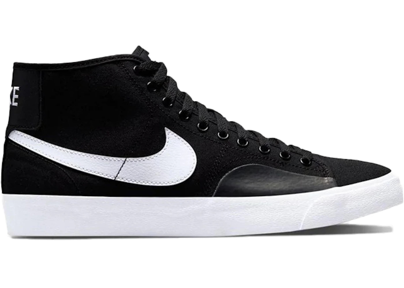 Nike SB Blazer Court Mid Black White - 1