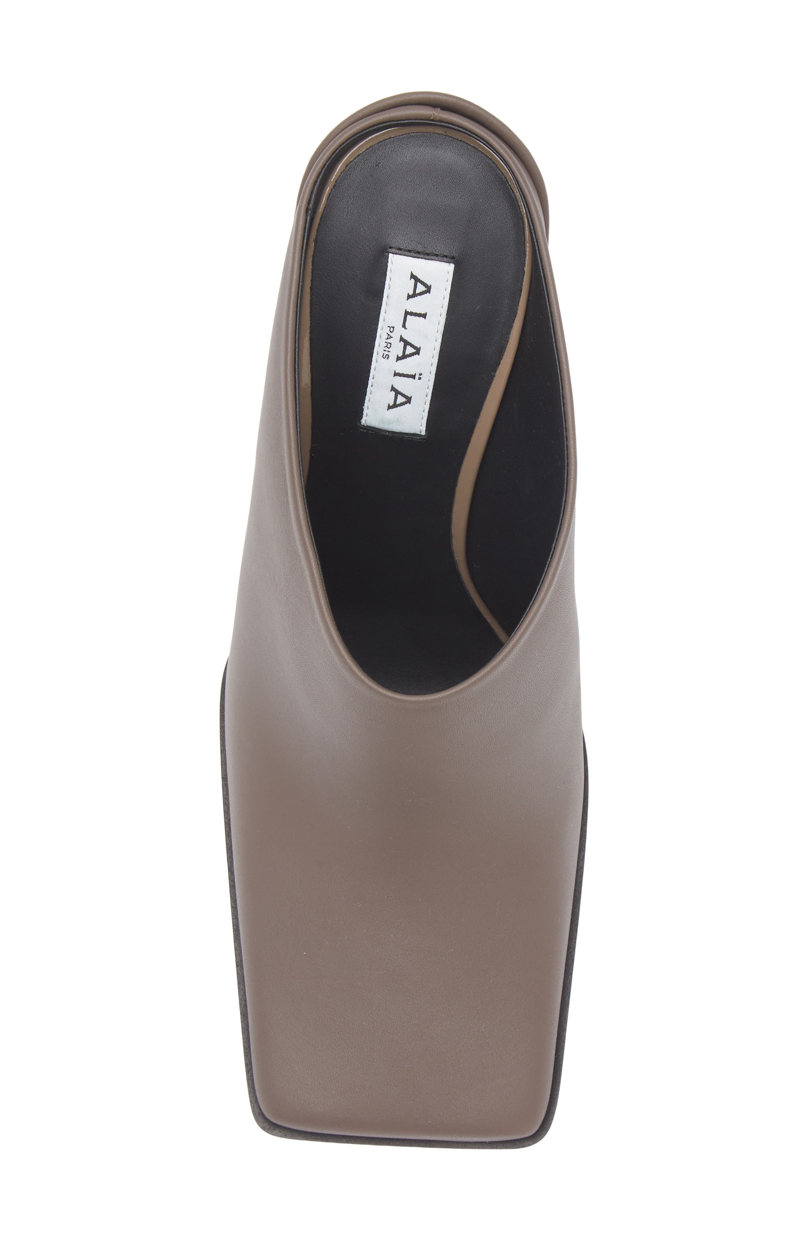 Alaïa Square Toe Mule in Tourterelle at Nordstrom - 5