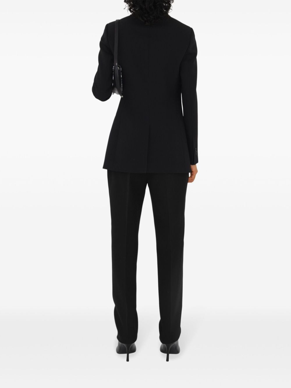 wool tailored trousers - 8