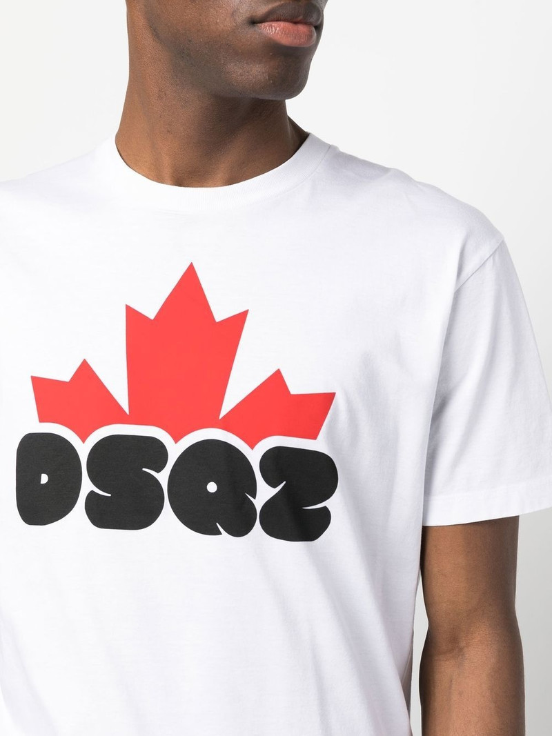 DSQ2-print short-sleeve T-shirt 5