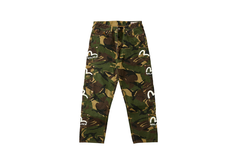PALACE EVISU DENIM JEAN CAMO - 1