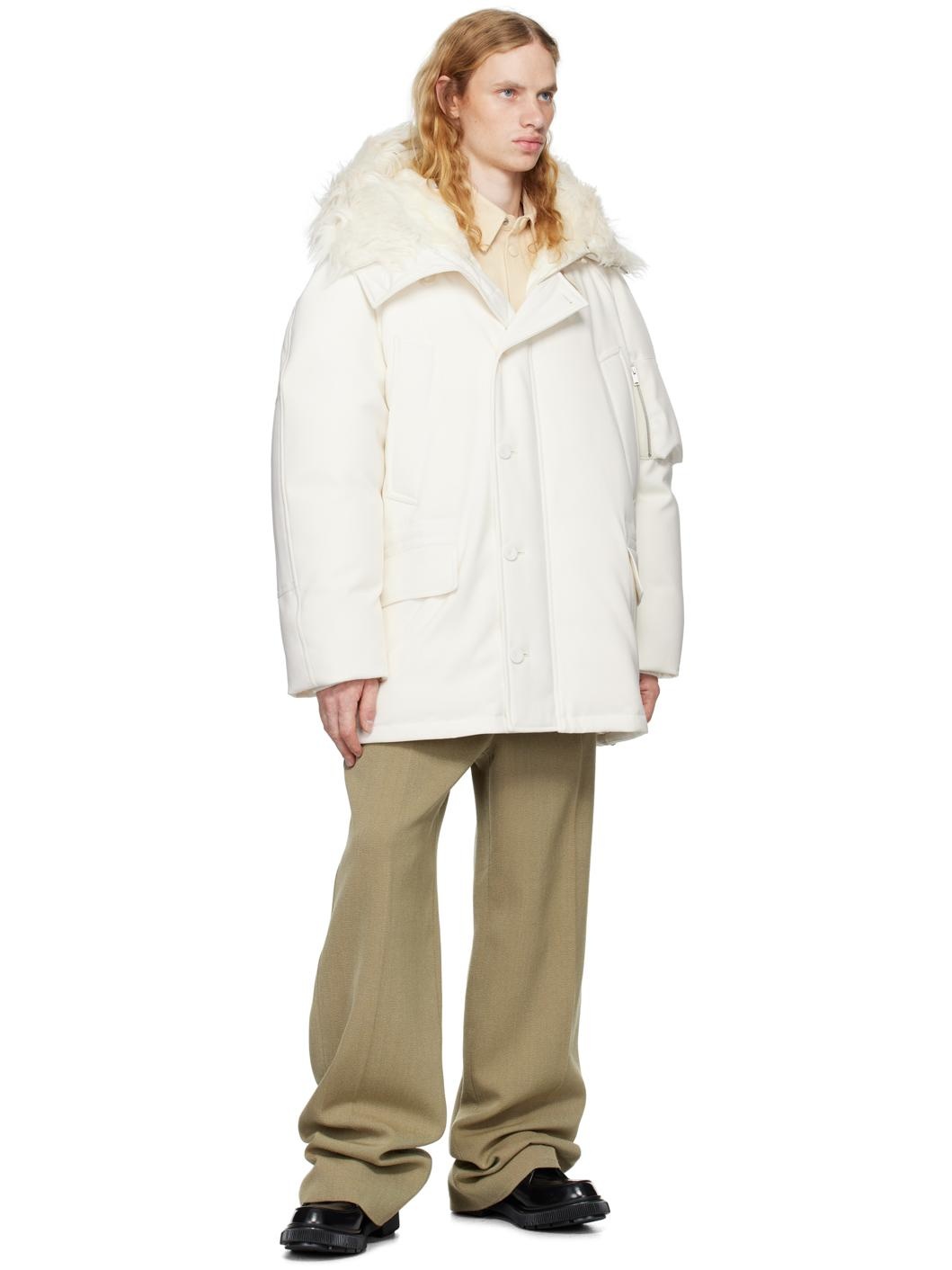 Off-White Water-Repellent Down Jacket - 5