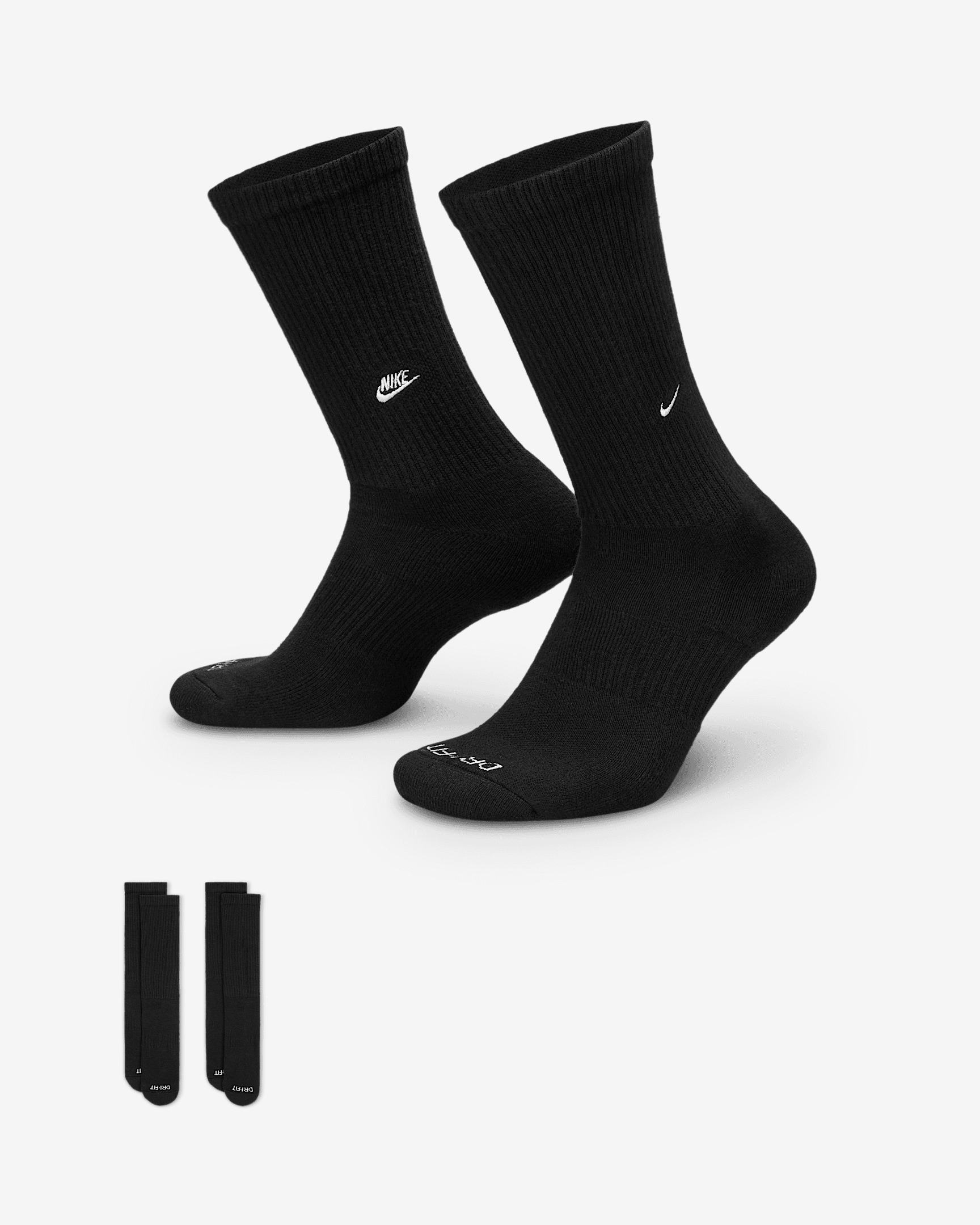 Nike Everyday Cushioned Crew Socks (2 Pairs) - 1
