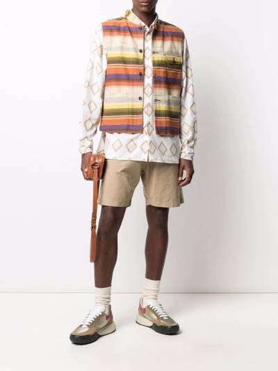 Universal Works flared cotton shorts outlook