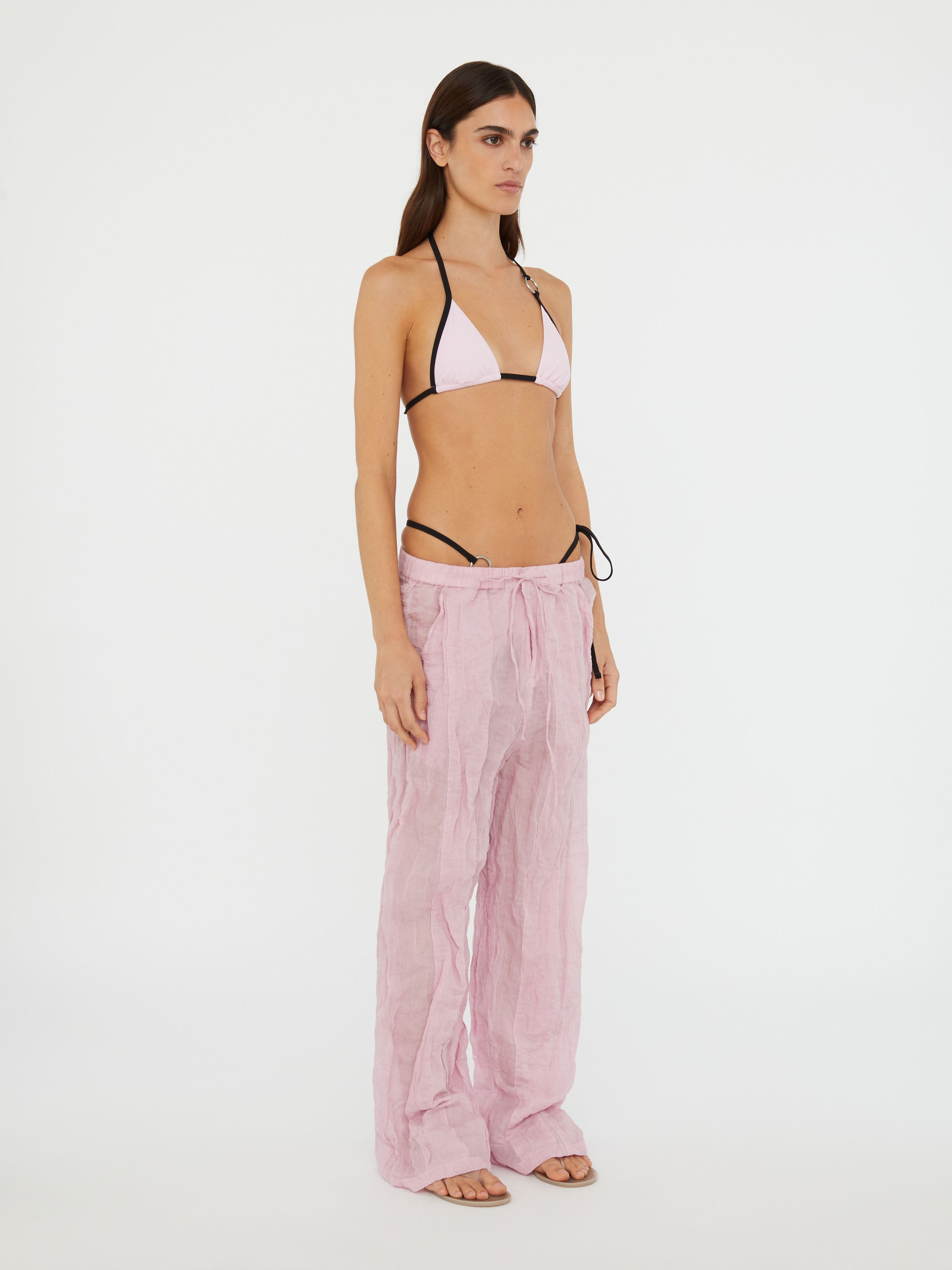 Crushed Multi Panelled Pant - 2
