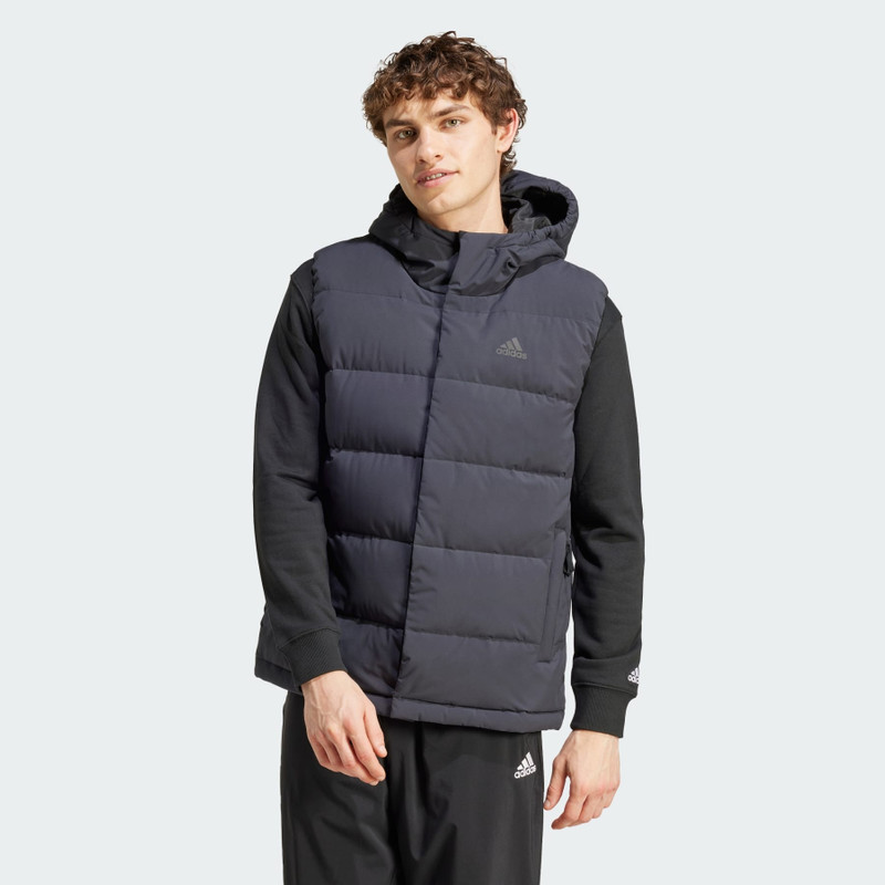 adidas Helionic Hooded Down Vest outlook