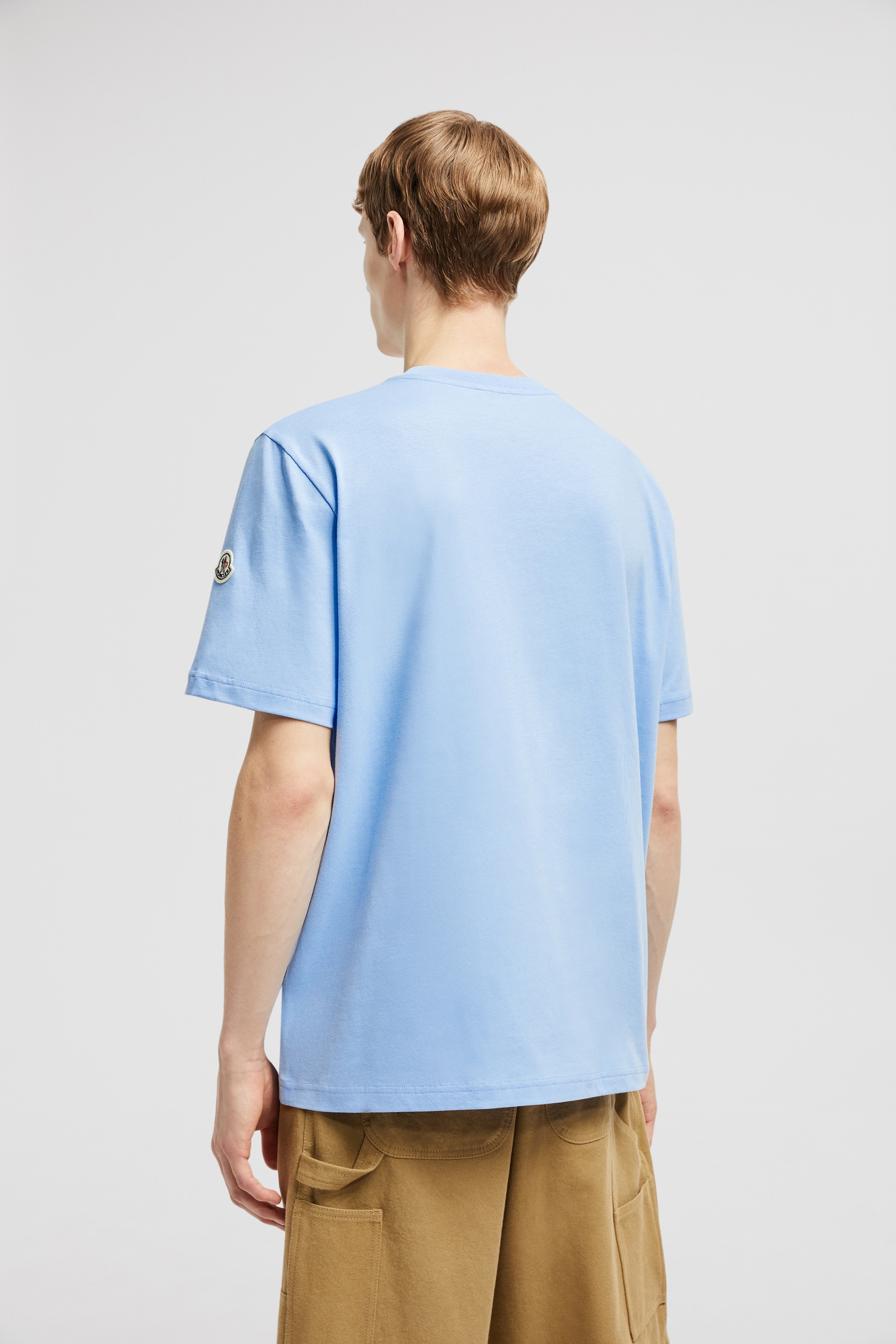 Embroidered Varsity Logo Cotton T-shirt - 5