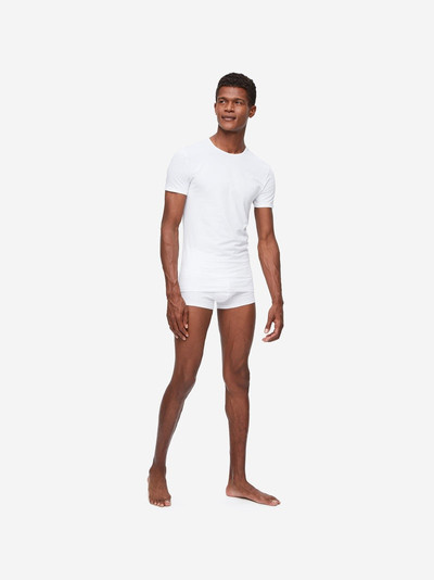 Derek Rose Men's Underwear T-Shirt Jack Pima Cotton Stretch White outlook