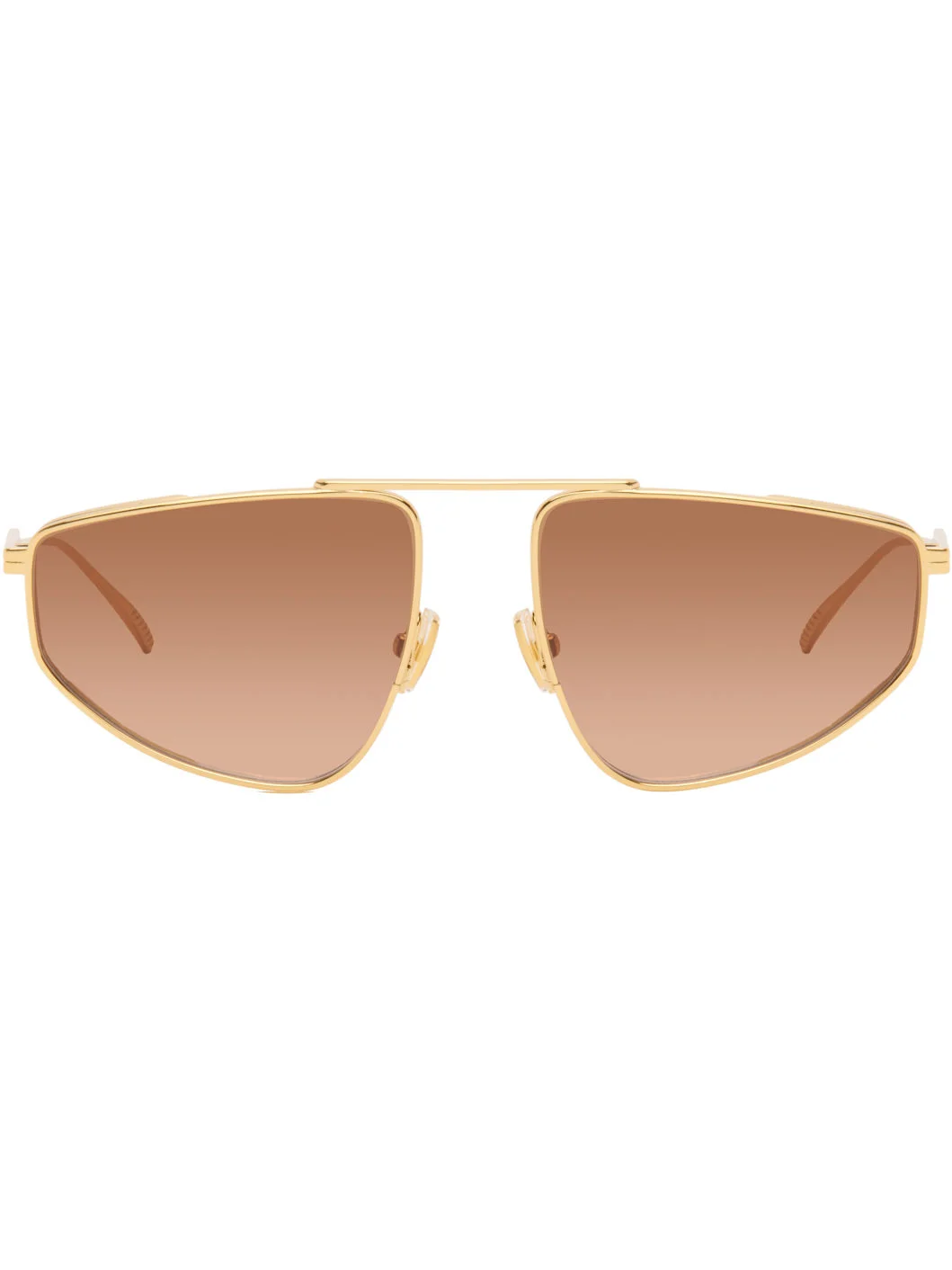 Gold Classic Aviator Sunglasses - 1