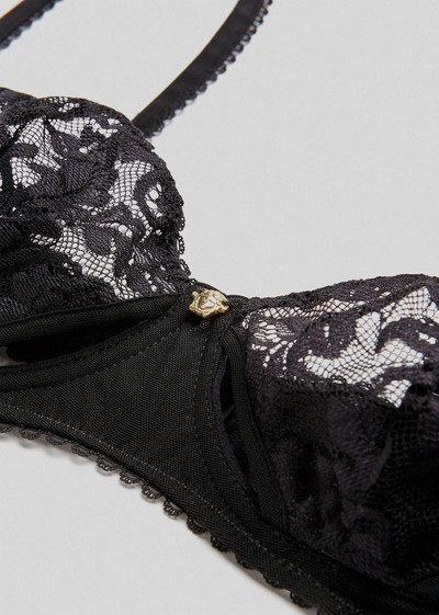 VERSACE Barocco Lace Balconette Bra outlook