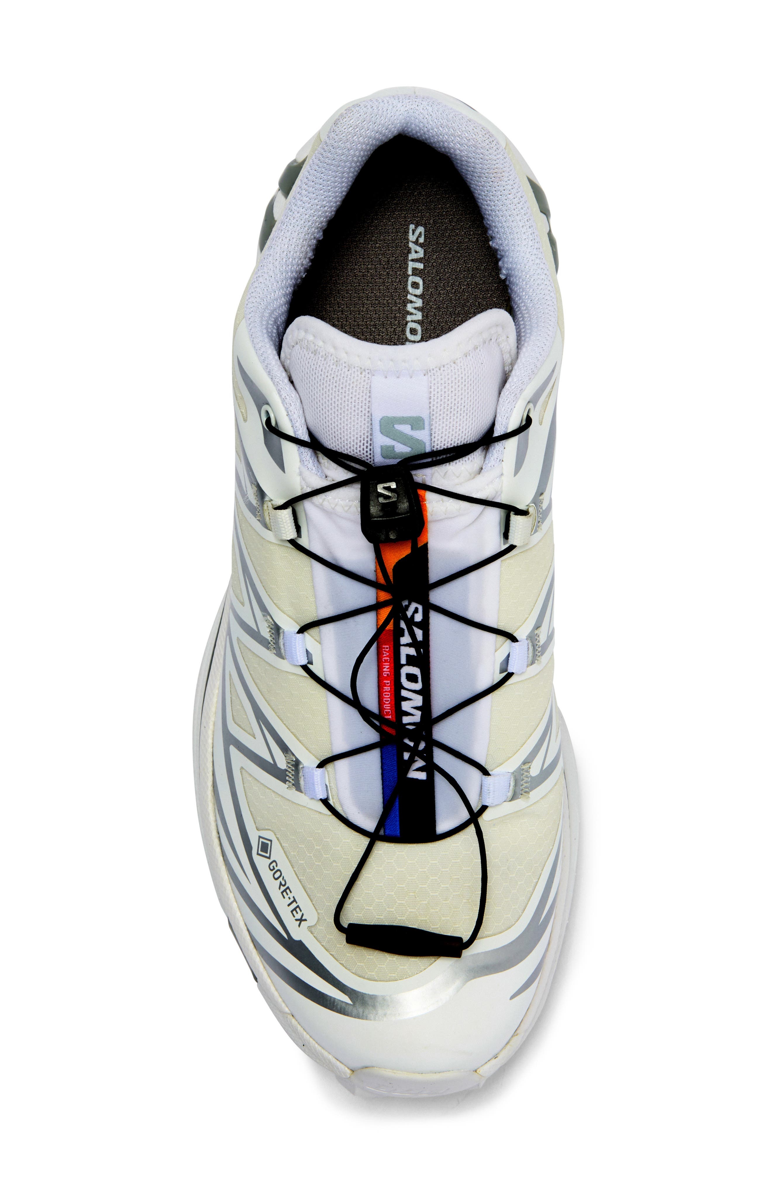 Salomon XT-6 Gore-Tex® Waterproof Sneaker in White/White/Silver at Nordstrom - 5