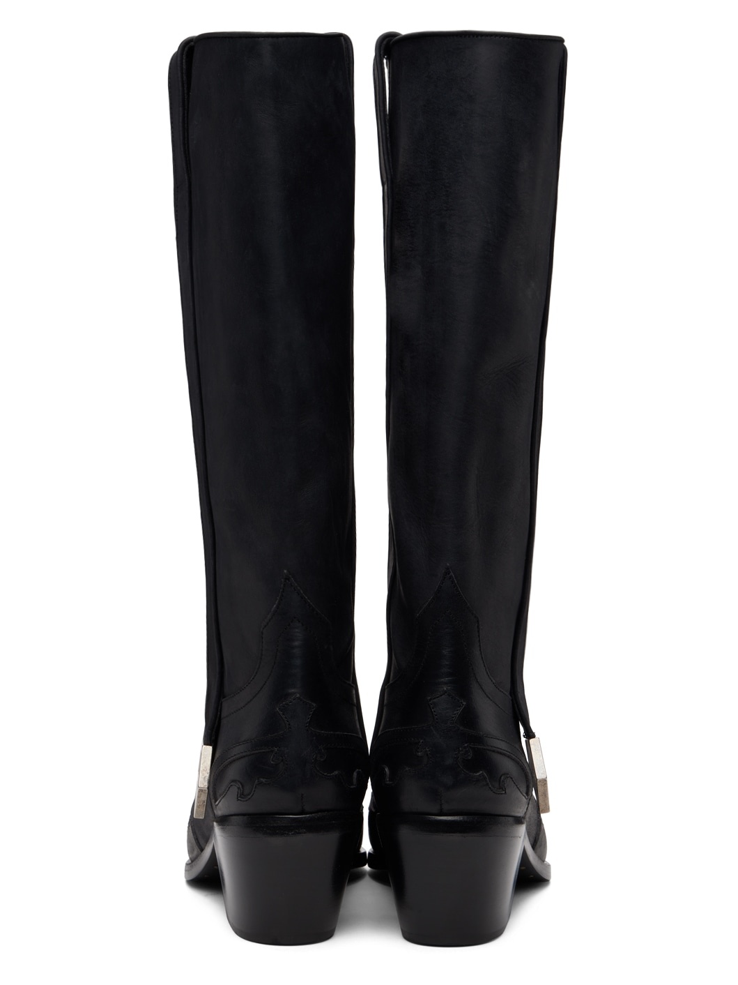 Black Cowboy Boots - 2